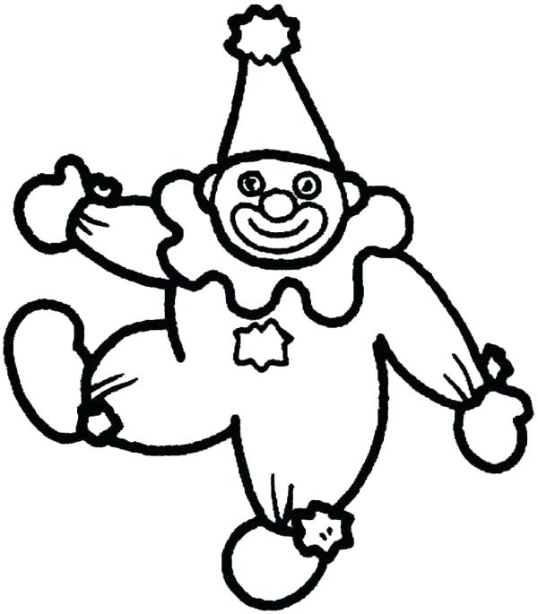 Clown Coloring Pages A Happy Clown Coloring Page Free Clown Face 600x685 Clown Coloring Pages A Happy Clown Coloring Page Free Clown Face