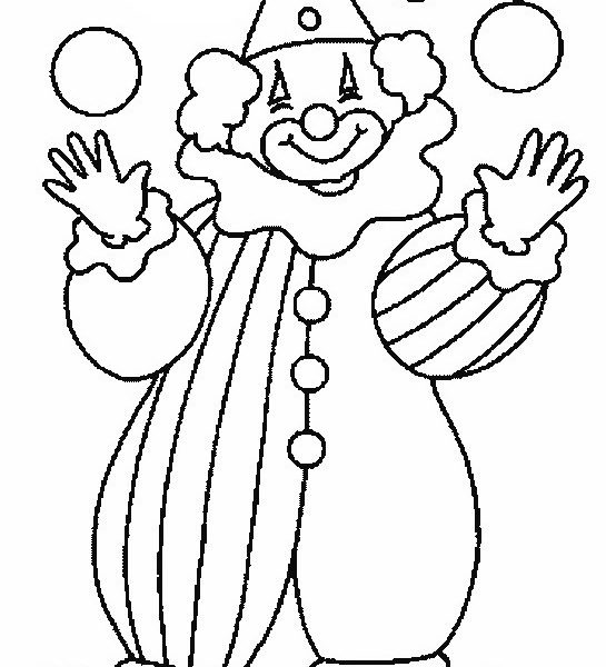 Happy Clown Coloring Pages at GetColorings.com | Free printable ...