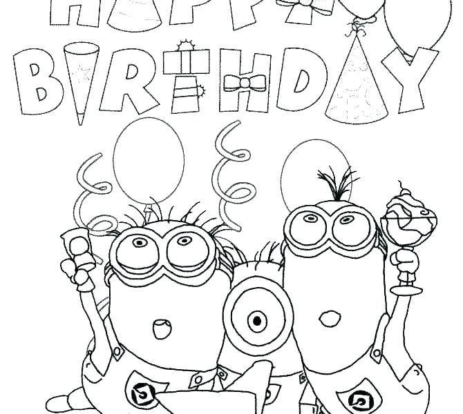 Happy Birthday Card Coloring Pages Birthday Card Coloring Pages 670x600 Happy Birthday Card Coloring Pages Birthday Card Coloring Pages