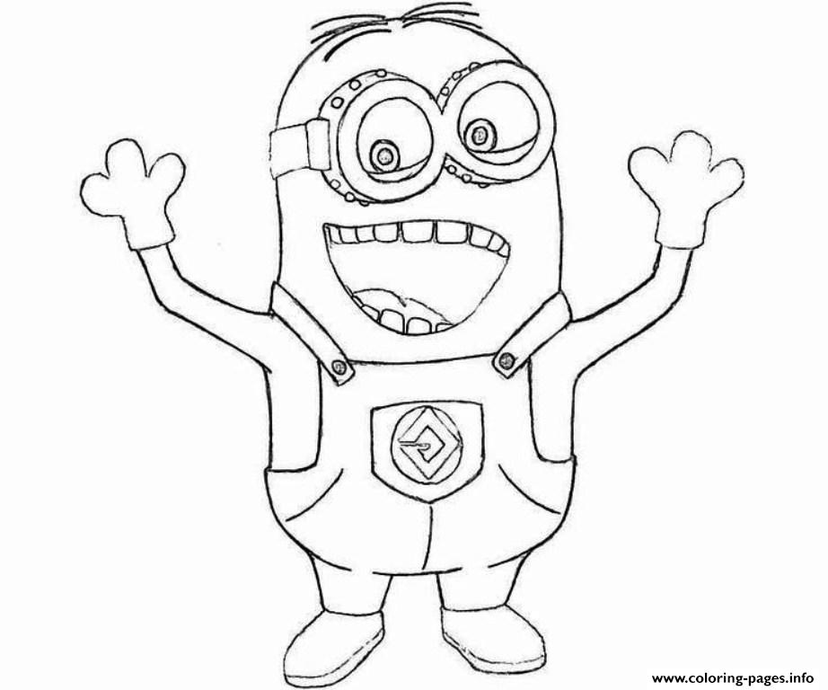 Happy Coloring Pages Minion Is Happy Coloring Pages Printable 922x768 Happy Coloring Pages Minion Is Happy Coloring Pages Printable
