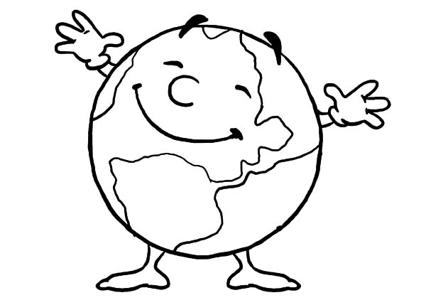 Happy Coloring Pages Vibrant Creative Earth Coloring Pages Earth 600x429 Happy Coloring Pages Vibrant Creative Earth Coloring Pages Earth