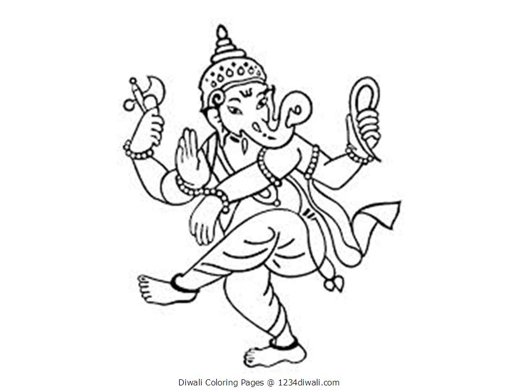 1024x768 Diwali Colouring Pages For Kids Acticity Diwali 2018