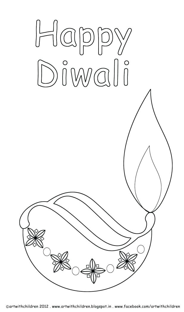 618x1043 Diwali Coloring Page Coloring Pages Brother And Sister Celebrate