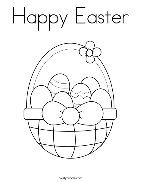 Happy Easter Coloring Page 468x605 Happy Easter Coloring Page