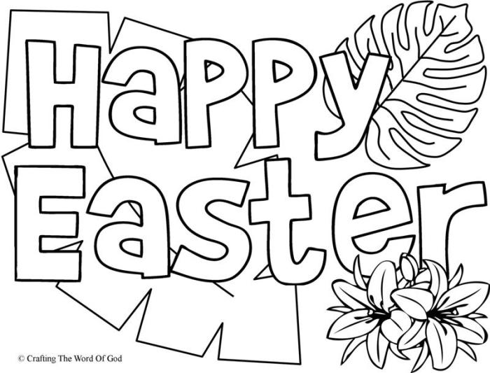 700x533 Happy Easter 1 Coloring Page Crafting The Word Of God