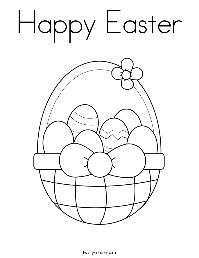 685x886 Printable Happy Easter Coloring Pages Color Bros