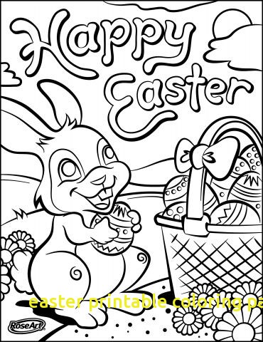 Easter Printable Coloring Pages With Easter Basket Printable 370x480 Easter Printable Coloring Pages With Easter Basket Printable