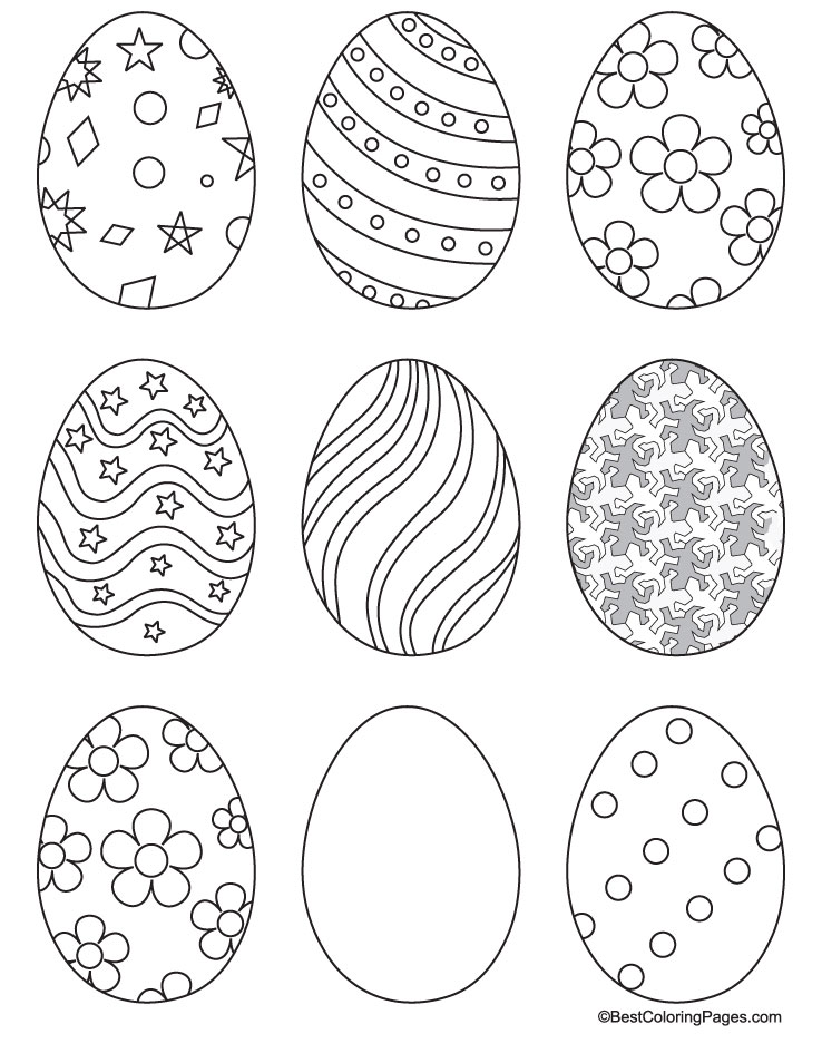 Free Easter Eggs Coloring Pages Printable For Adults 738x954 Free Easter Eggs Coloring Pages Printable For Adults