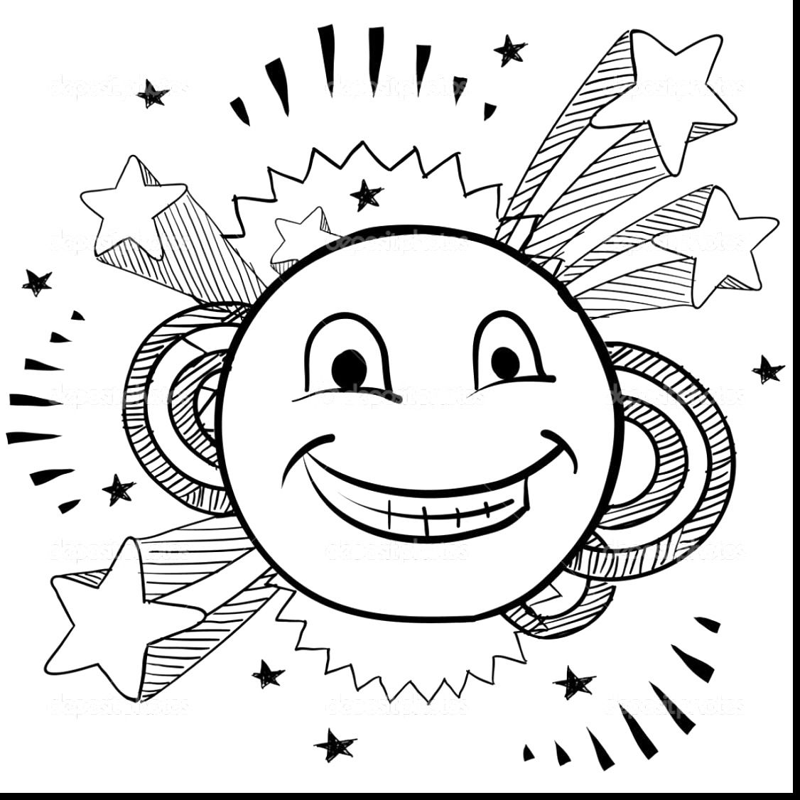 Happy Face Coloring Pages Printable Coloring Pages