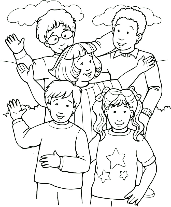 672x813 Top 85 People Coloring Pages