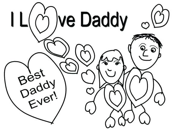 Happy Fathers Day Coloring Page Holi Free Printable Happy Fathers 570x431 Happy Fathers Day Coloring Page Holi Free Printable Happy Fathers