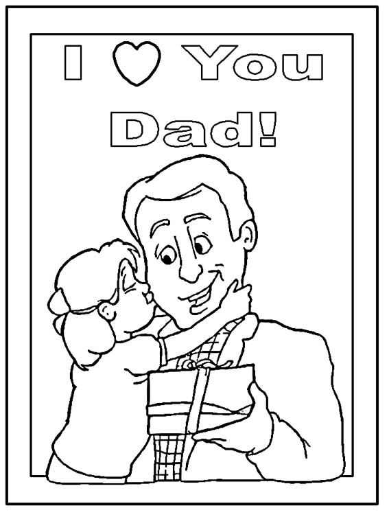 567x756 Fathers Day Coloring Page
