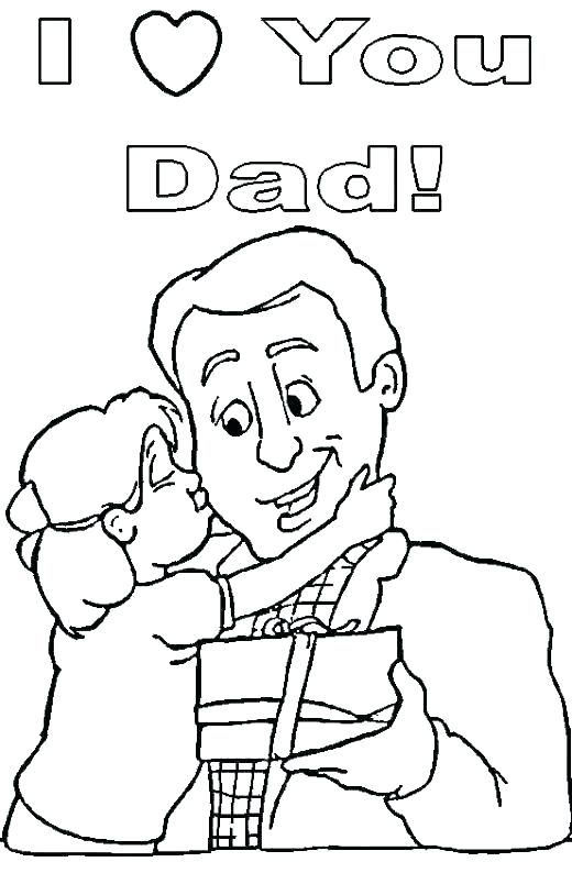 520x794 Happy Birthday Coloring Pages For Dad Happy Birthday Coloring