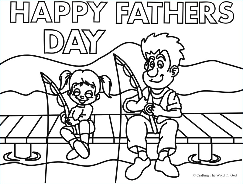 800x605 Happy Fathers Day Coloring Pages To Print
