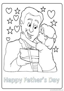 211x300 Father's Day Coloring Pages For Kids