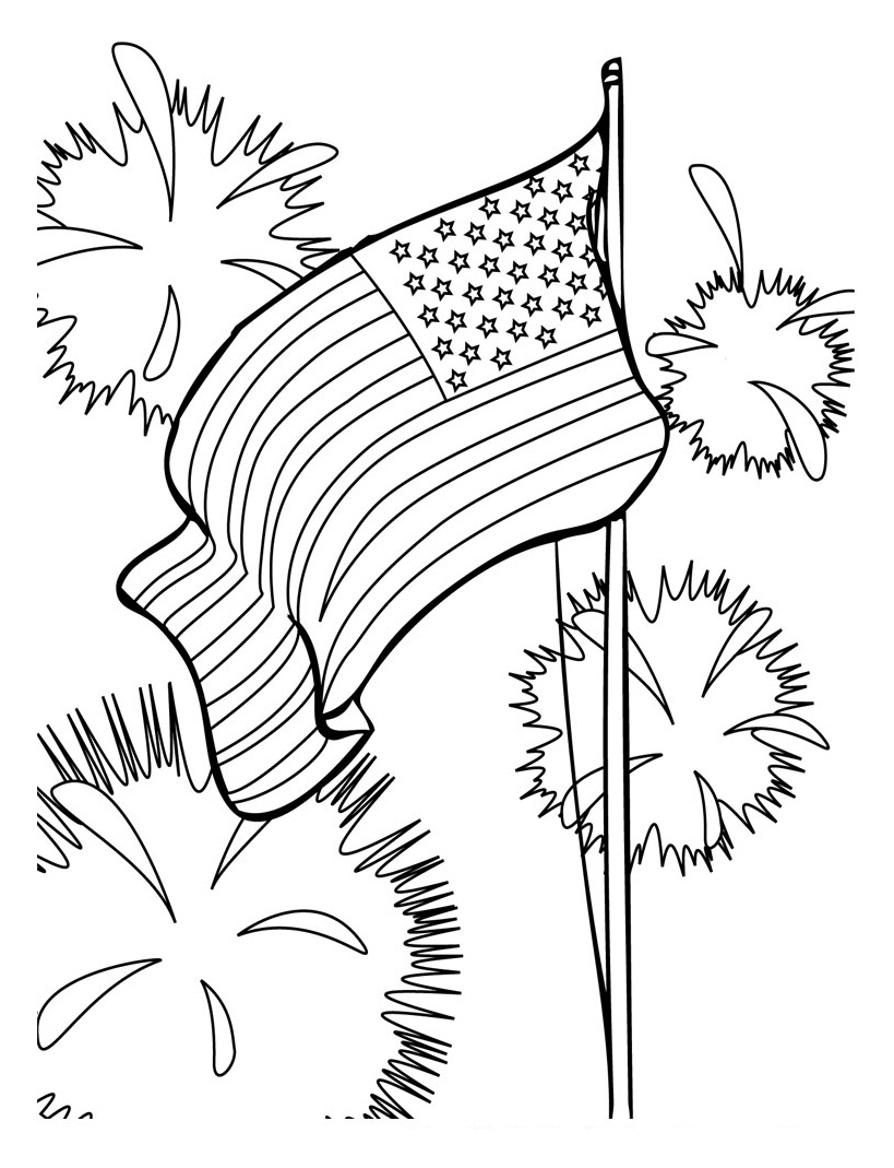4 Of July Coloring Pages 819x1069 4 Of July Coloring Pages