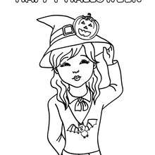 Witch Amp Ghost Coloring Pages 220x220 Witch Amp Ghost Coloring Pages
