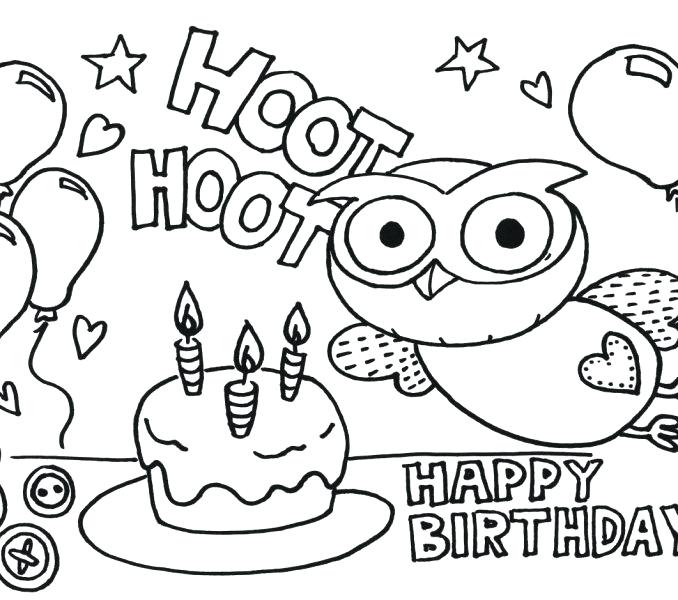 Birthday Girl Coloring Pages Girl Scout Birthday Coloring Pages 678x600 Birthday Girl Coloring Pages Girl Scout Birthday Coloring Pages