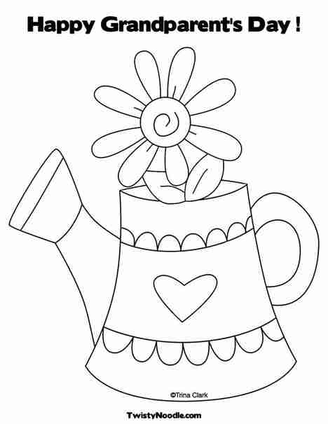 Happy Grandparents Day Coloring Page Free Printable Pages Fancy 468x605 Happy Grandparents Day Coloring Page Free Printable Pages Fancy