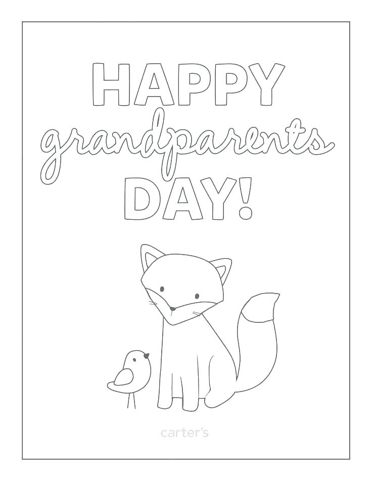 Grandparents Day Coloring Pages 736x952 Grandparents Day Coloring Pages