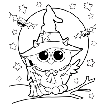 Halloween Coloring Pages Free Printable Coloring Pages 340x340 Halloween Coloring Pages Free Printable Coloring Pages
