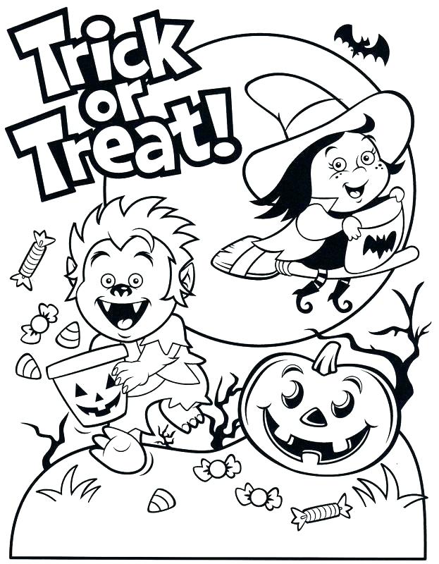 Halloween Coloring Activities Coloring Pages Free Printable Trick 623x800 Halloween Coloring Activities Coloring Pages Free Printable Trick