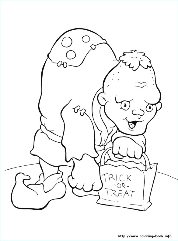 Scary Cat Happy Halloween Coloring Pages 585x794 Scary Cat Happy Halloween Coloring Pages