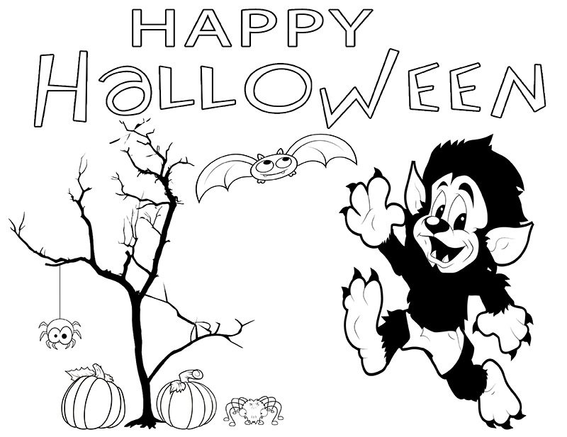 Halloween Printable Coloring Pages 800x617 Halloween Printable Coloring Pages