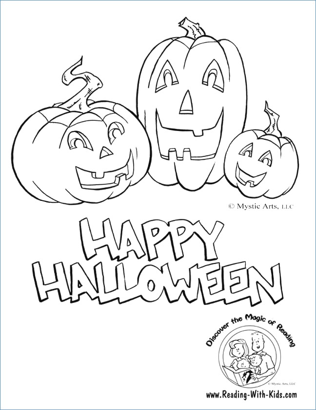 648x839 Halloween Pumpkin Coloring Pages Kids
