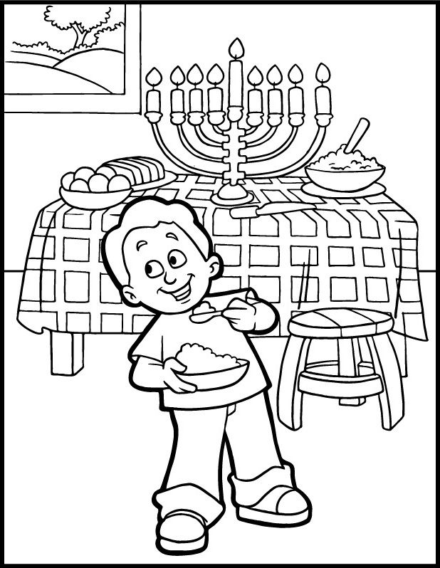 Happy Hanukkah Coloring Pages at GetColorings.com | Free printable ...