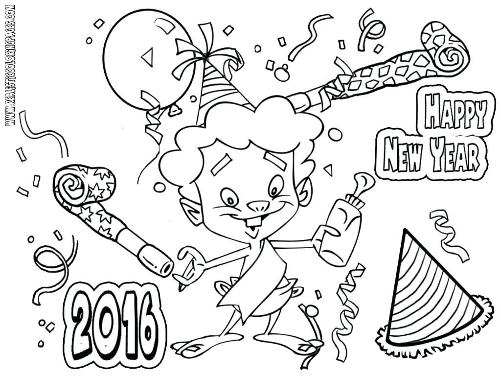 Perspective Happy New Year Coloring Sheets Ins 1024x768 Perspective Happy New Year Coloring Sheets Ins