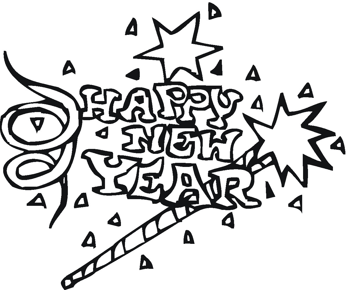 Excellent Happy New Year Coloring Pages To Print Years 1200x999 Excellent Happy New Year Coloring Pages To Print Years