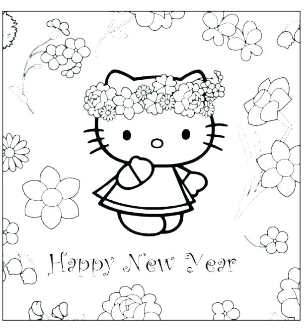 618x678 Happy New Year Coloring Pages To Print Free New Years Coloring