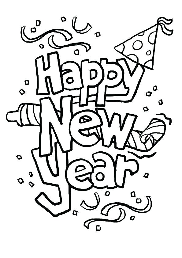 Happy New Year Coloring Pages Happy New Year Coloring Pages 595x842 Happy New Year Coloring Pages Happy New Year Coloring Pages