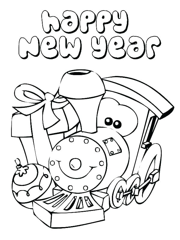 New Years Coloring Pictures New Years Coloring Pages Happy New 600x799 New Years Coloring Pictures New Years Coloring Pages Happy New