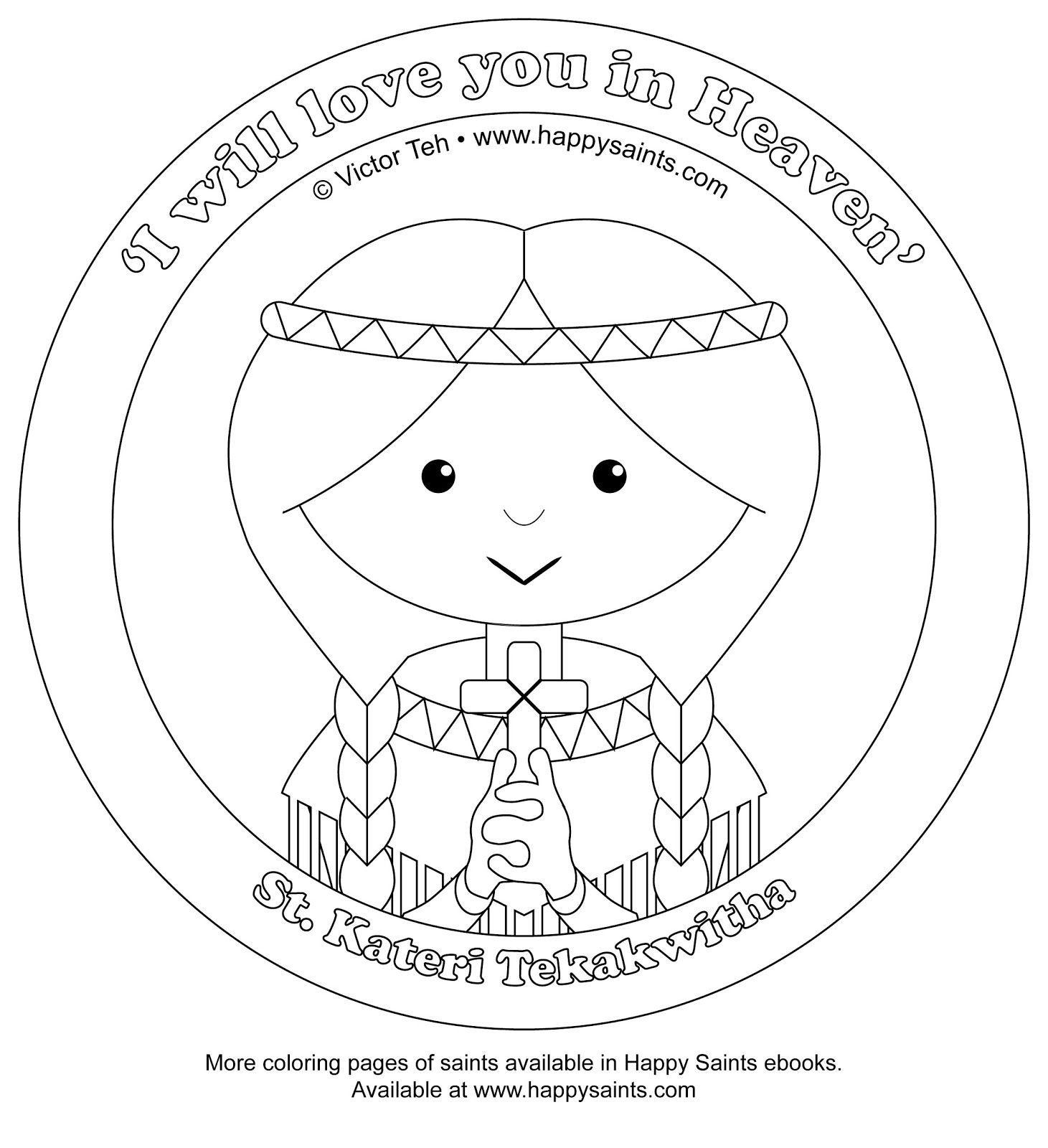 Happy Saints Coloring Pages Of St. Pedro And St. Kateri! Faith 1461x1600 Happy Saints Coloring Pages Of St. Pedro And St. Kateri! Faith