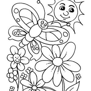 Happy Spring Coloring Pages For Kids Preschool Crafts 300x300 Happy Spring Coloring Pages For Kids Preschool Crafts