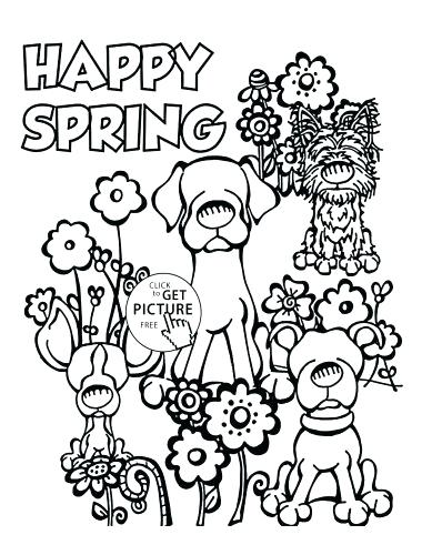 Coloring Pages Spring Coloring Pages If Welcome Printable Spring 389x500 Coloring Pages Spring Coloring Pages If Welcome Printable Spring