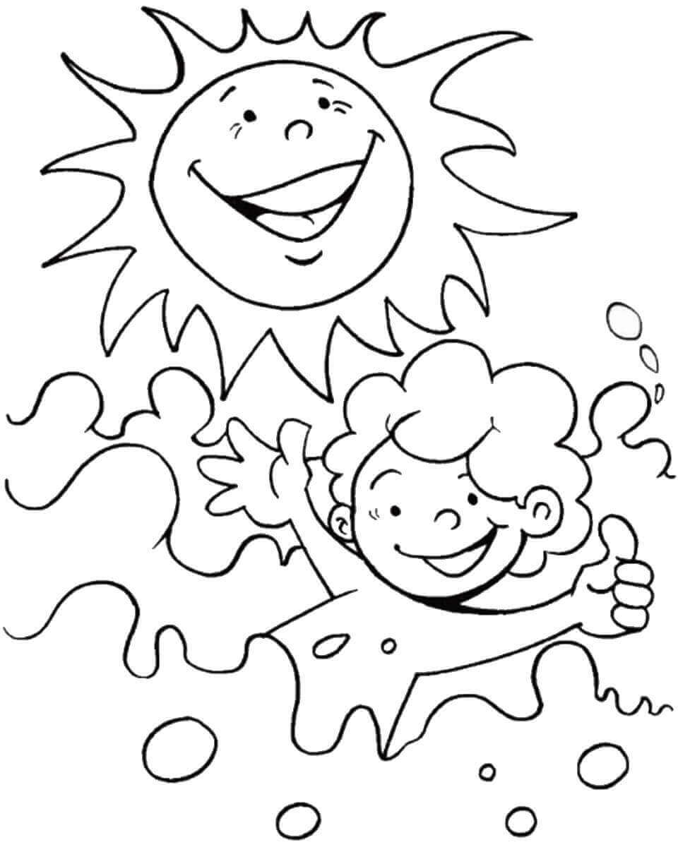 960x1200 Free Printable 36 Summer Coloring Pages (Summertime Coloring Pages)