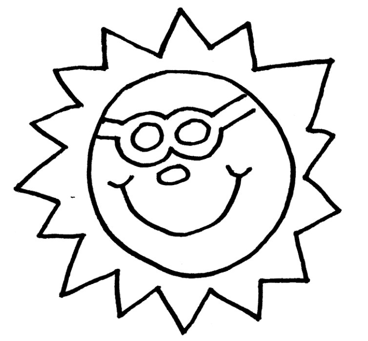 Happy Sun Clipart 754x700 Happy Sun Clipart