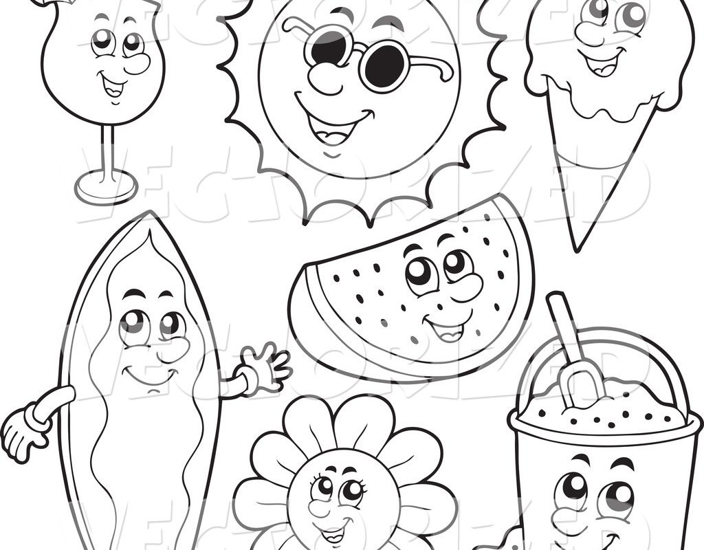 Beautiful Summer Coloring Pages Printable For Your Toddler Adult 1024x800 Beautiful Summer Coloring Pages Printable For Your Toddler Adult