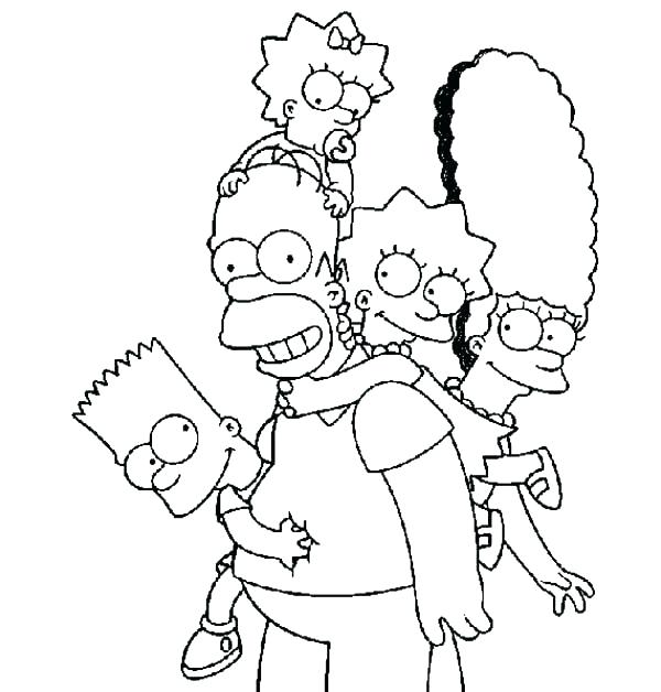 Simpsons Colouring Pages Colouring Pages Free Coloring Pages Print 600x628 Simpsons Colouring Pages Colouring Pages Free Coloring Pages Print
