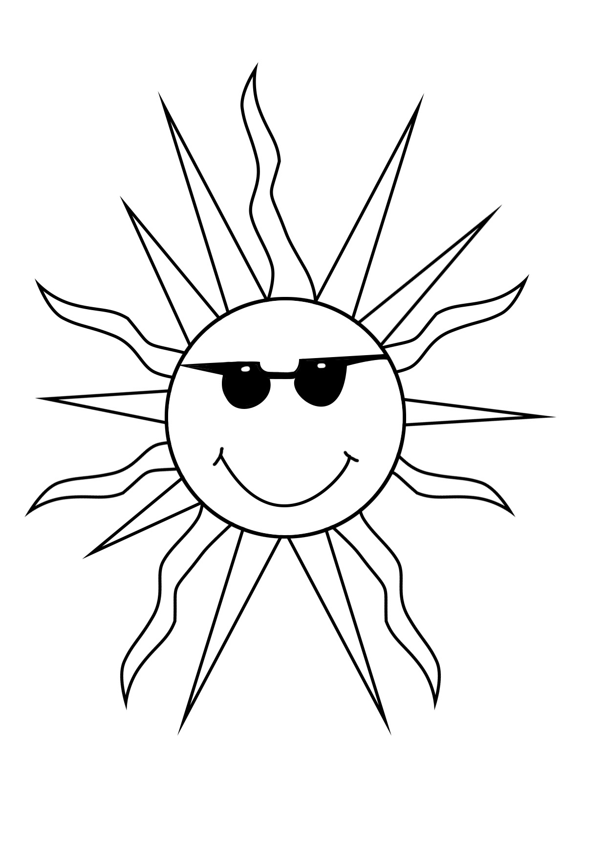Summer Coloring Pages To Print 1240x1754 Summer Coloring Pages To Print