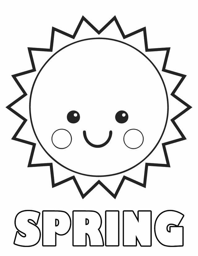Free Clip Art Coloring Pages Happy Spring 640x828 Free Clip Art Coloring Pages Happy Spring