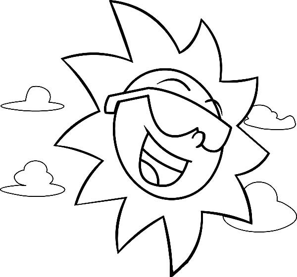 Sun Coloring Pages For Preschoolers Kids Activities 600x560 Sun Coloring Pages For Preschoolers Kids Activities