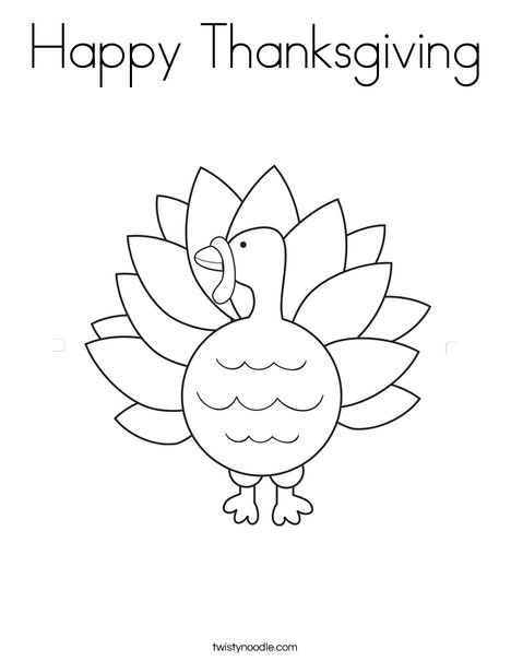 Happy Thanksgiving Coloring Page 468x605 Happy Thanksgiving Coloring Page
