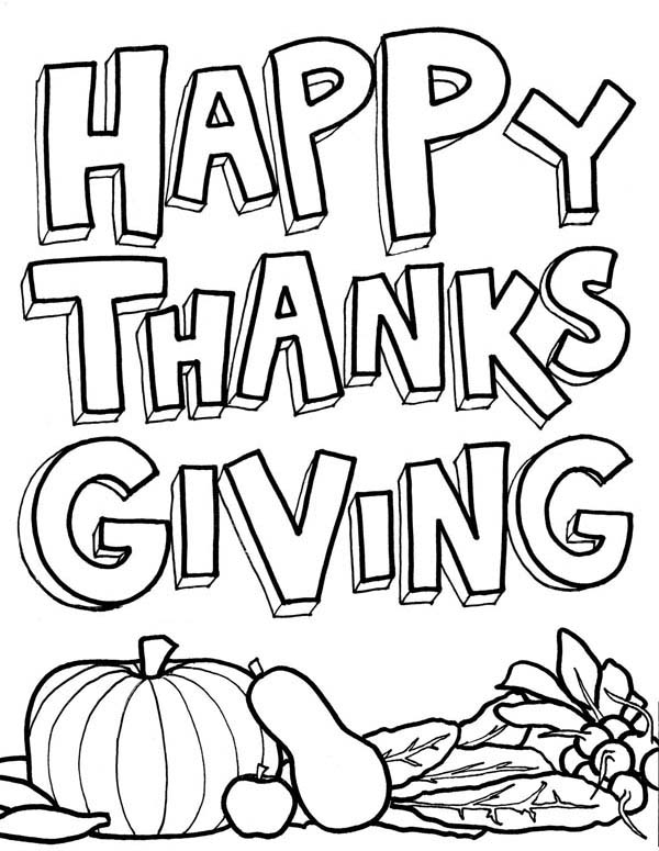 600x775 Happy Thanksgiving Coloring Pages For Preschoolers