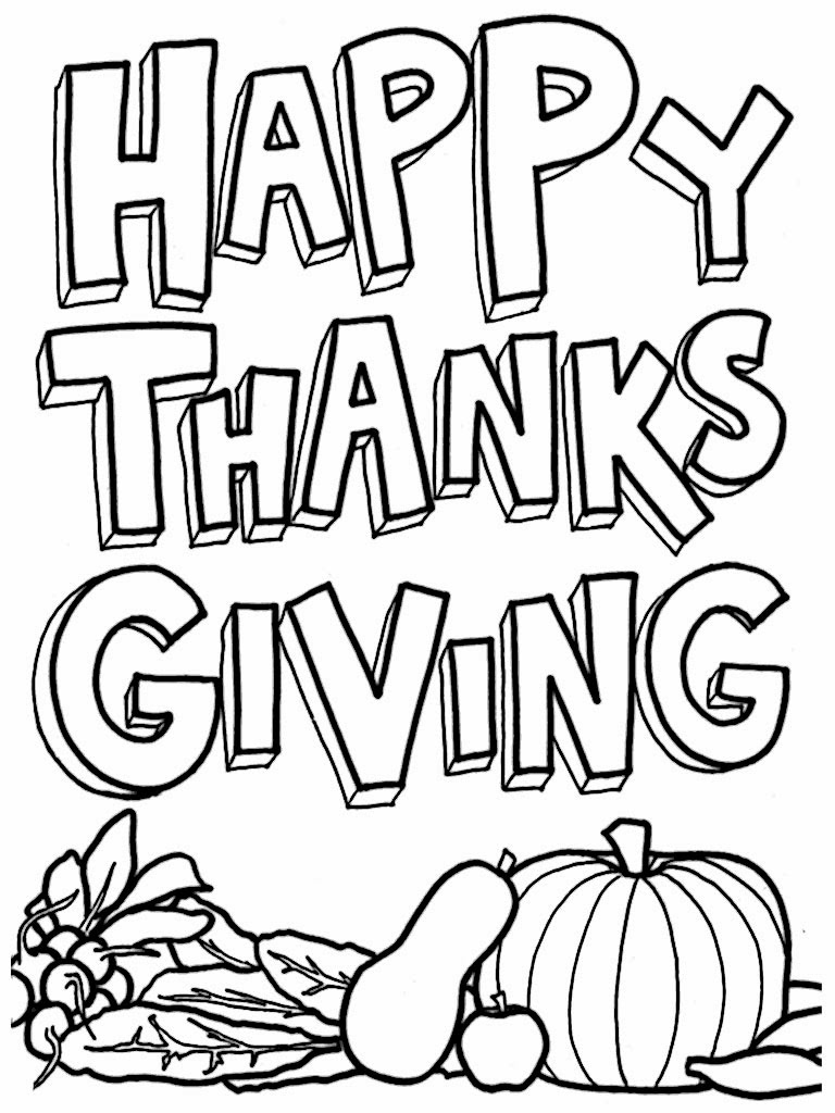 768x1024 Happy Thanksgiving Holiday Free Coloring Page Adults, Holidays