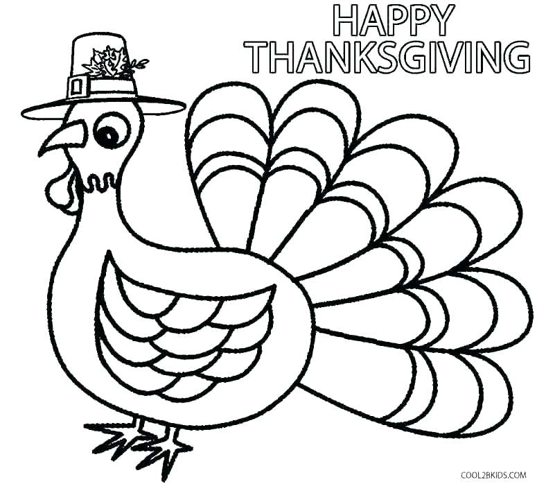 775x698 Kids Thanksgiving Coloring Pages Happy Thanksgiving Turkey
