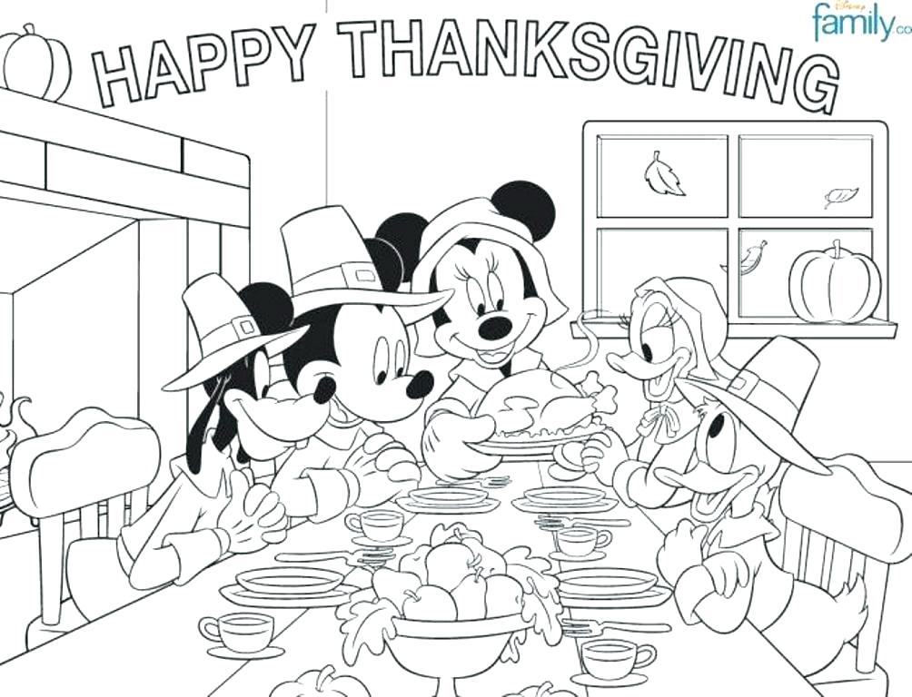 1004x768 Happy Thanksgiving Color Pages
